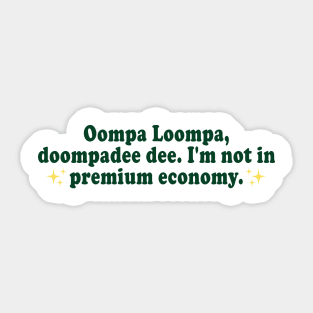 Oompa Loompa Sticker